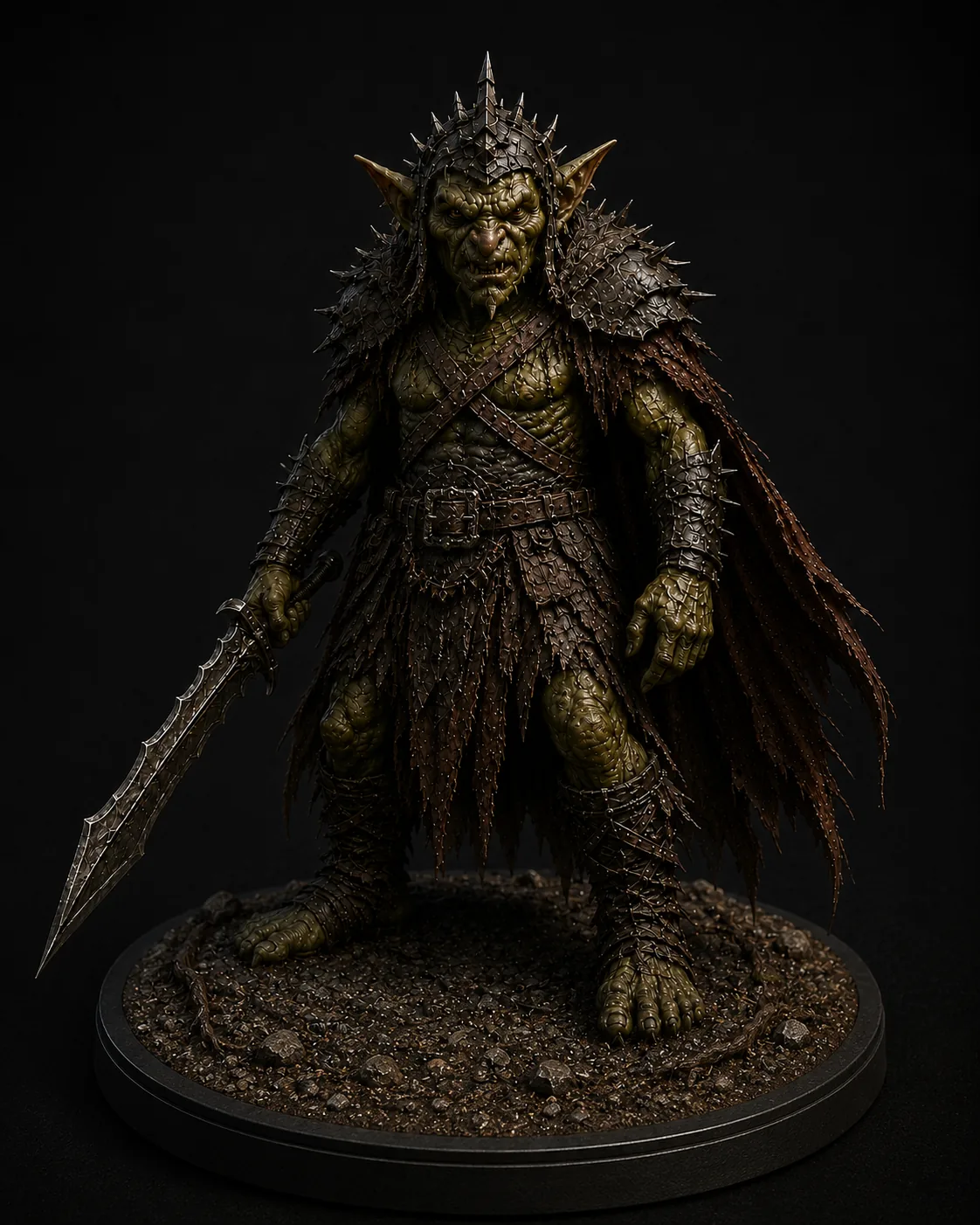 Figurine d'un ennemi gobelin guerrier