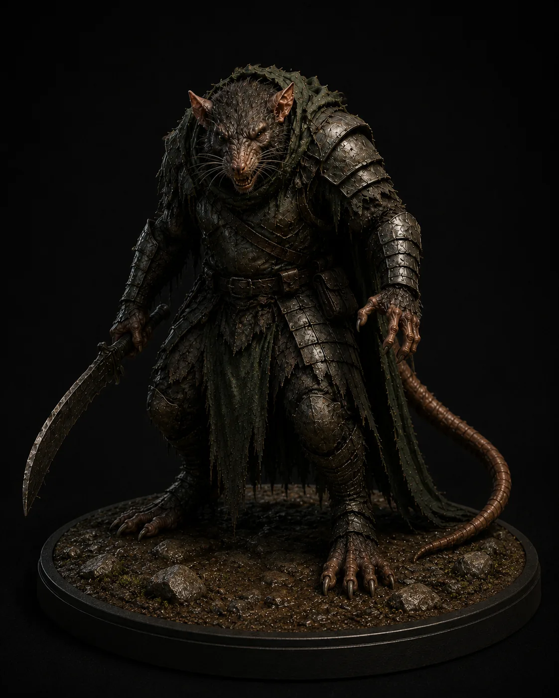 Figurine d'un homme-rat