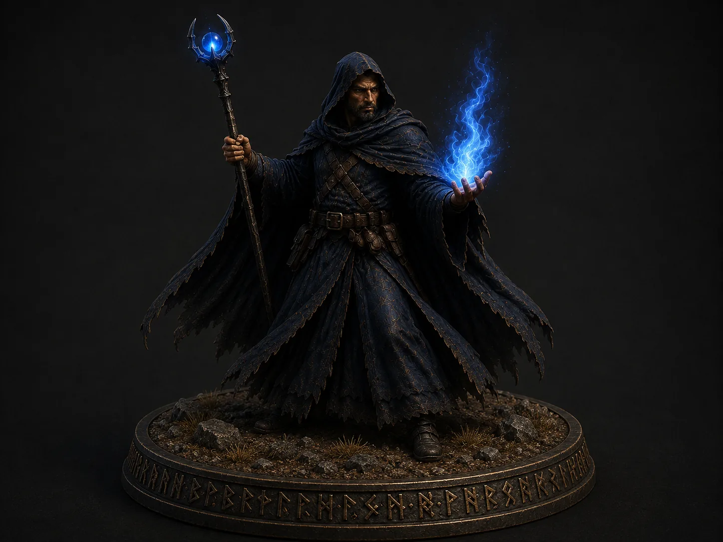 Figurine du héros mage